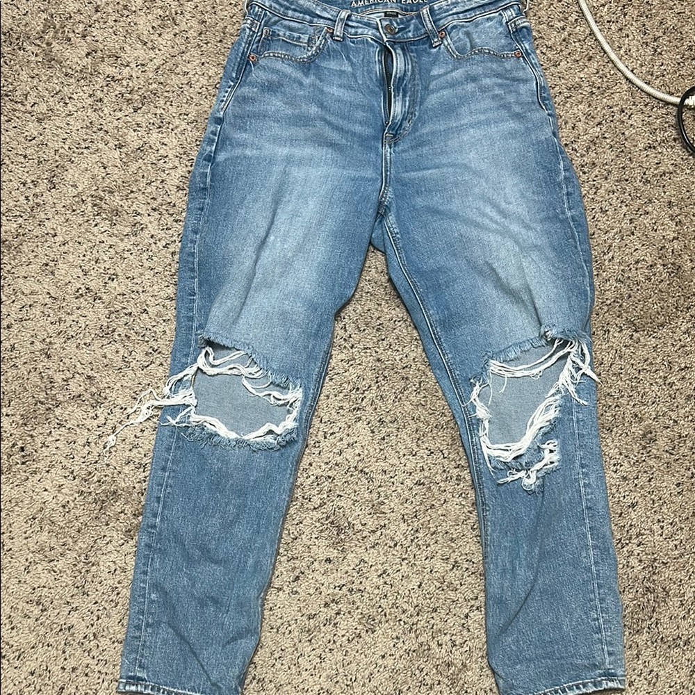 American Eagle Outfitters High Rise Blue Jeans